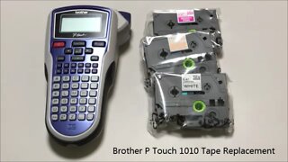 How to Replace the Tape in a Brother P Touch 1010