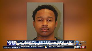 Teenager arrested for beating, killing 67-year-old with brick