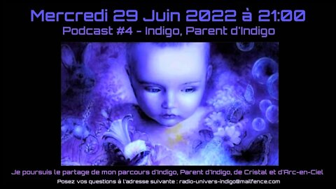 Podcast #2 - Indigo, Parent d'Indigo - Sylvia Marshall - 29-06-2022