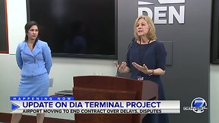 News conference: Denver International Airport moves to end terminal renovation contract with Great Hall Partners