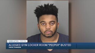 Suspect allegedly recorded man in bathroom of Orion Township Planet Fitness