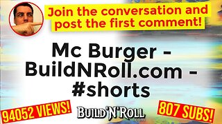 Mc Burger - BuildNRoll.com - #shorts