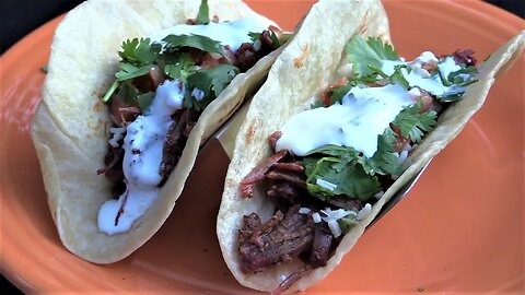 Pulled Beef Tacos | Smoked Short Ribs on LSG