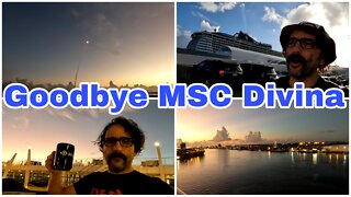 MSC Divina | Debarkation | Rocket Launch | Everything is Better in Florida | I Am Miami