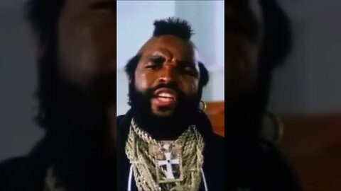 Mr. T Telling You Young Kids Life Is No Sunshine And Rainbows 80’s Style #funny #comedy #nostalgia
