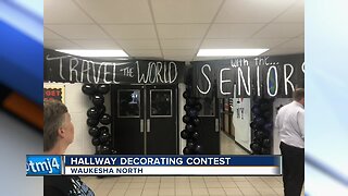 "Around The World" Hallway Decoration Contest at Waukesha North H.S.