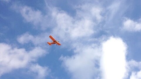 Hobbyzone Champ Ultra Micro RC Plane Flying on a Windy Day with Bloopers