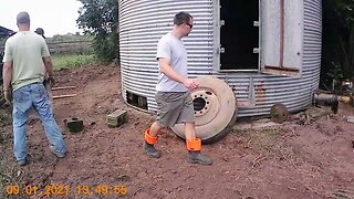 Moving a Grain Bin