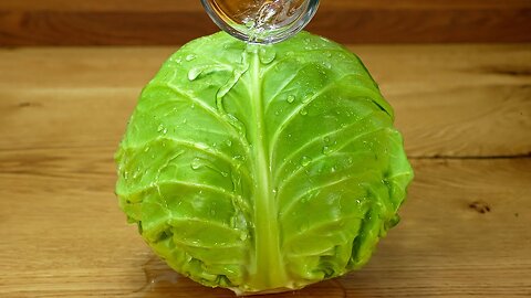 Cabbage tastes better than meat.Why didn't I know this cabbage recipe.Cabbage with potatoes. ASMR