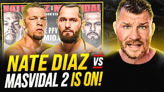 BISPING reacts: Nate Diaz vs Jorge Masvidal 2 REMATCH IN BOXING!
