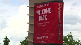 Hollywood Casino reopens after 2 months to large crowd