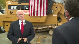 News 5's John Kosich talks with Vice President Mike Pence during Ohio visit