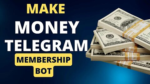 How To Make Money On Telegram with paid membership | Sell Ebooks