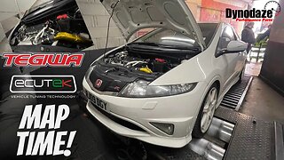 Honda Civic Fn2 TypeR ECUTEK Remap After RRC Inlet, Tegiwa CAI , Japspeed 421 Manifold