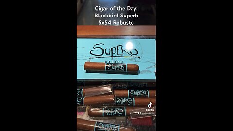 Cigar of the Day: Blackbird Superb 5x54 Robusto #Short #Cigars #Shorts #Cigar #CigarOfTheDay