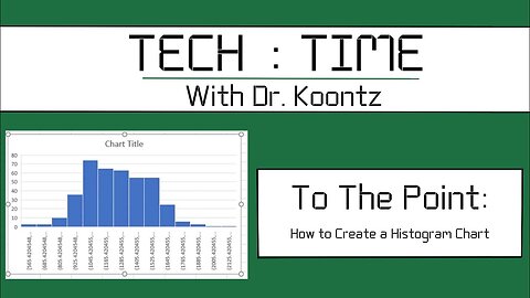 Microsoft Excel How to Create a Histogram Chart