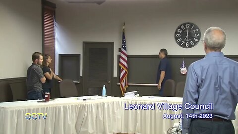 Leonard Village Council Regular Meeting: August, 14th 2023