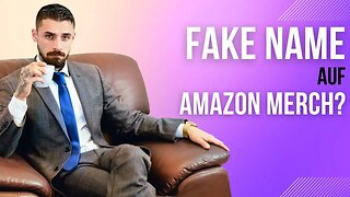 Nutze Amazon Merch on Demand niemals mit Fake Namen! - Sonst..