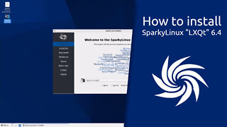 How to install SparkyLinux "LXQt" 6.4