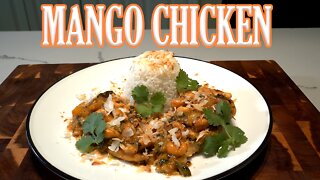 Mango Chicken with Coconut Rice