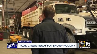 Road crews ready for snowy holiday in Arizona
