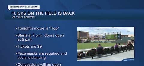 Flicks On The Field returns to the Las Vegas Ballpark