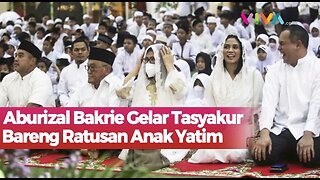 Kenang Sakit Parah, Aburizal Bakrie Gelar Tasyakur Bersama Ratusan Anak Yatim