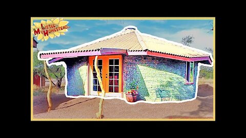 Earthbag Studio/Guesthouse Construction! | Full Version Movie of Earth-bag Underground Building