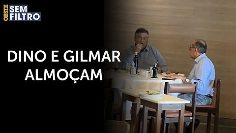 Flagra: Flávio Dino e Gilmar Mendes dividem mesa de restaurante em almoço | #osf