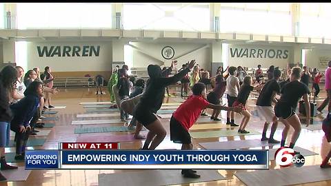 Empowering Indy's youth through yoga