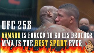 UFC 258 - Usman KOs Burns Then Picks Him Up Like a Brother - Best Sport There Is