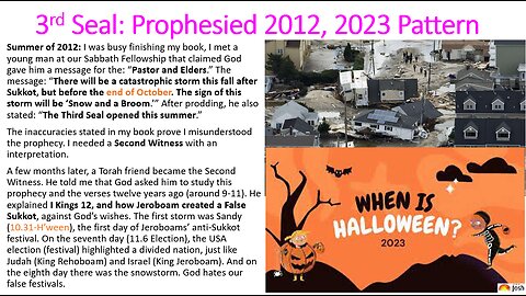 Halloween & Jeroboam's False Sukkot 2023