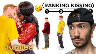 Way too CRINGE | Reacting to Jubillee: Ranking Based on Kiss