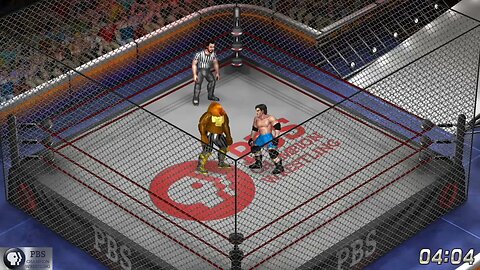 PBS Champion Wrestling 2022 - Tim Allen Vs. Pepper Grind Bear (Cage Match)