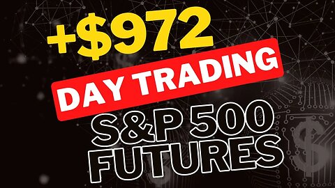TRADOVATE FUTURES TRADING (+$972 IN 1 DAY!)
