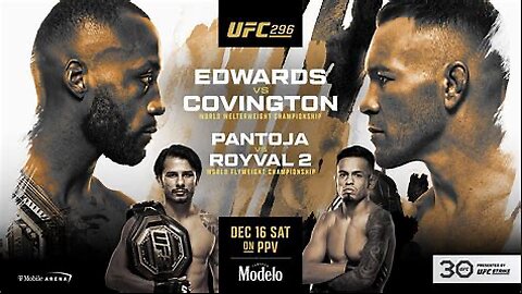 UFC 296 !!! This fight card is a line up to end the year with a bang!