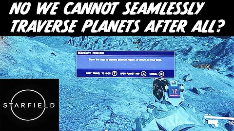 NO WE CANNOT SEAMLESSLY TRAVERSE ENTIRE PLANETS AFTER ALL?