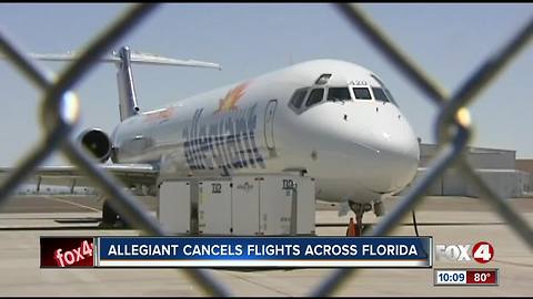Allegiant Air cancels some Florida flights