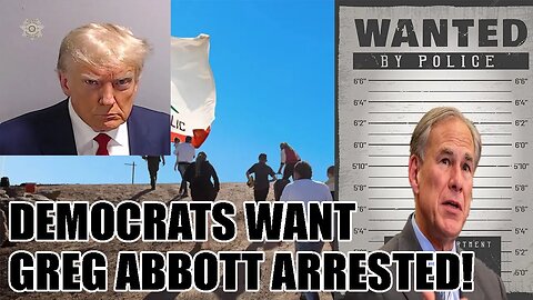 Democrats trying ARREST Texas governor Greg Abbott next after Trump's arrest! Republicans are WEAK!