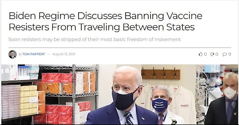 Beijing Biden's Interstate Travel Bans And Army National Guard Recruiting Internment Specialists