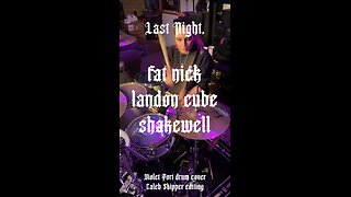 3am in Camden - Fat Nick, Shakewell, Landon Cube - Violet Port Drum Cover