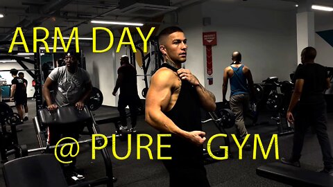 First VLOG - Arm day at Pure gym