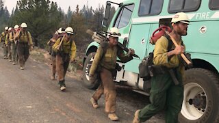 Crews Make Progress On Largest Wildfire Burning In The U.S.