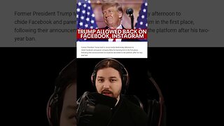 Donald Trump UNBANNED From Facebook & Instagram