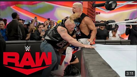 Raw highlights - Brock Lesnar tortures Cody Rhodes : WWE July 17, 2023