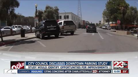 City Council voting on downtown parking study
