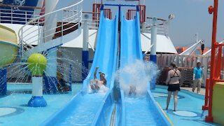 Carnival Inspiration water slides