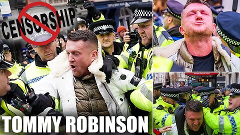 TOMMY ROBINSON ARRESTED | Attack on FREE SPEECH !!