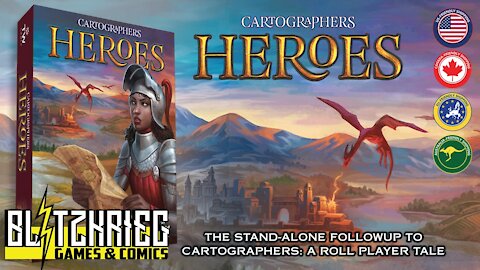 Cartographers Heroes Unboxing / Kickstarter All In Edition