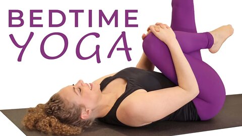 Bedtime Yoga for Beginners, Sleep Better Stretches w/ Corrina Rachel | 30 Min Yoga
